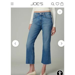 Joes Jeans Callie Fit High Rise Boot Cut Razor Hem Denim In Sunny Size 26